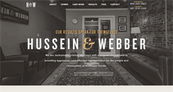 Desktop Screenshot of husseinandwebber.com