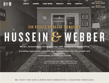 Tablet Screenshot of husseinandwebber.com